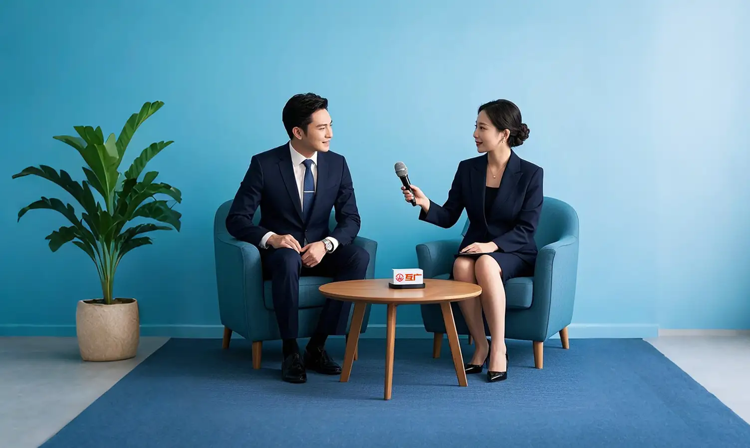 企业人物专访现场