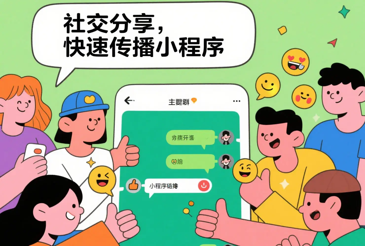 微信小程序流量入口-社交分享 微信小程序流量入口-社交分享